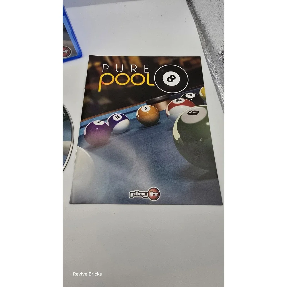 Pure Pool (Sony PlayStation 4, PS4, 2014) CIB Complete Tested Working Great Cond - Picture 2 of 8